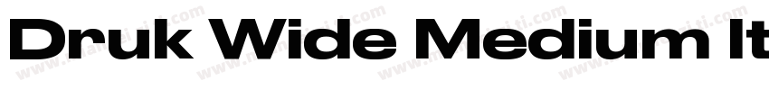 Druk Wide Medium Ita字体转换